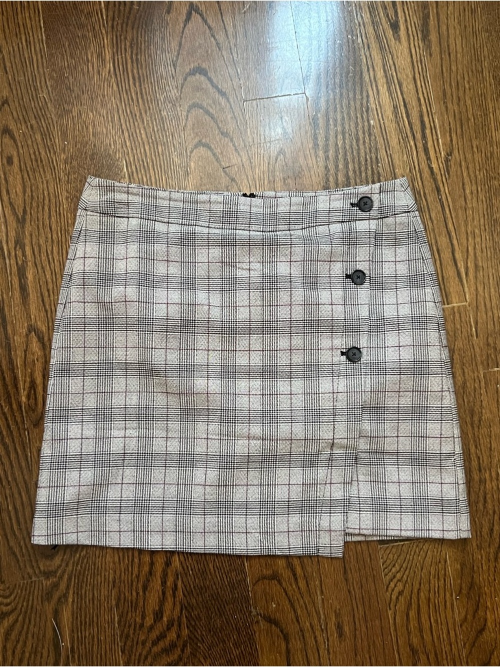 Loft Outlet Plaid Mini Skirt